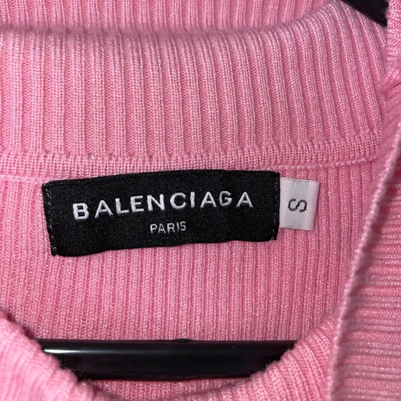 Pink Balenciaga mini dress size S - Picture 2 of 3